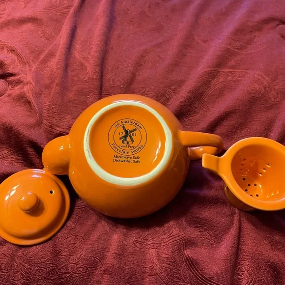 NIB Old Amsterdam Porcelain Infusing Tea Pot - 2 Cups - Picture 7 of 14